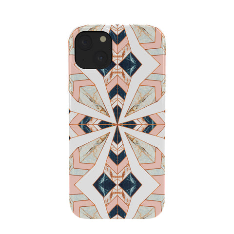 Marta Barragan Camarasa Mosaic pattern geometric marbled 0I Phone Case