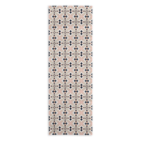 Marta Barragan Camarasa Mosaic pattern geometric marbled 0I Yoga Towel