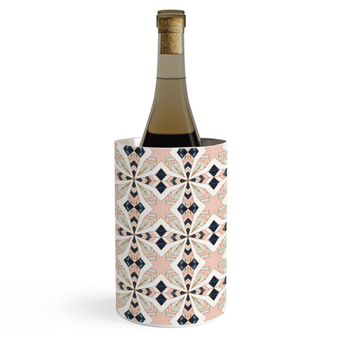Marta Barragan Camarasa Mosaic pattern geometric marbled 0I Wine Chiller