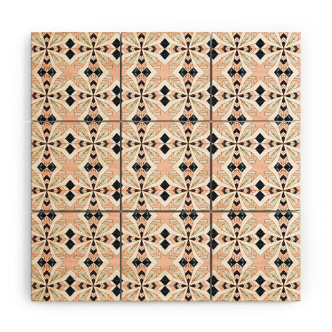 Marta Barragan Camarasa Mosaic pattern geometric marbled 0I Wood Wall Mural