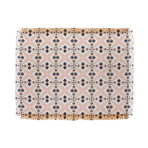 Marta Barragan Camarasa Mosaic pattern geometric marbled 0I Throw Blanket