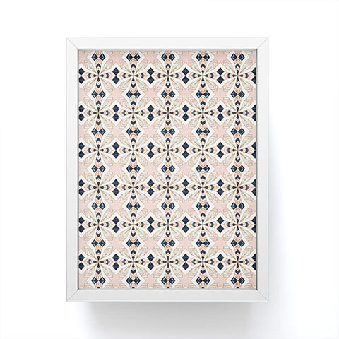 Marta Barragan Camarasa Mosaic pattern geometric marbled I Framed Mini Art Print