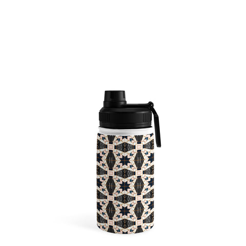 Marta Barragan Camarasa Mosaic pattern geometric marbled II Water Bottle