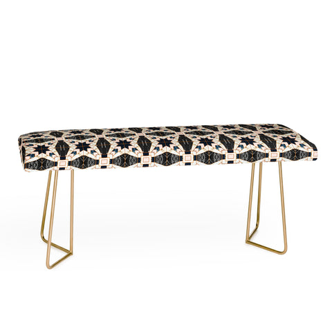 Marta Barragan Camarasa Mosaic pattern geometric marbled II Bench