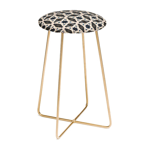 Marta Barragan Camarasa Mosaic pattern geometric marbled II Counter Stool