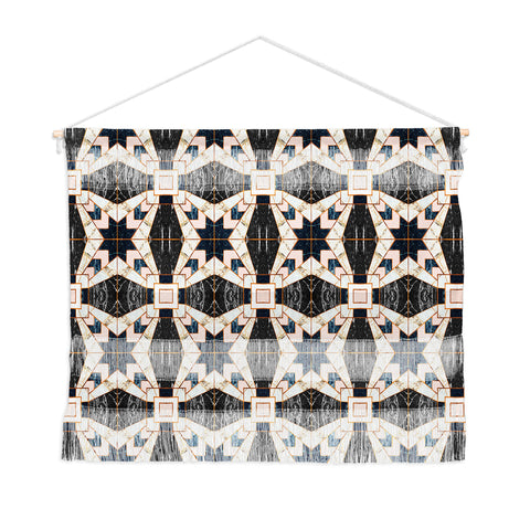Marta Barragan Camarasa Mosaic pattern geometric marbled II Wall Hanging Landscape