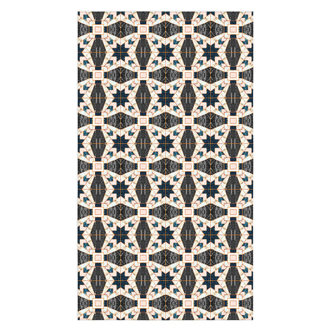 Marta Barragan Camarasa Mosaic pattern geometric marbled II Tablecloth