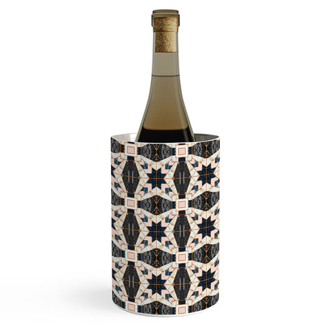 Marta Barragan Camarasa Mosaic pattern geometric marbled II Wine Chiller