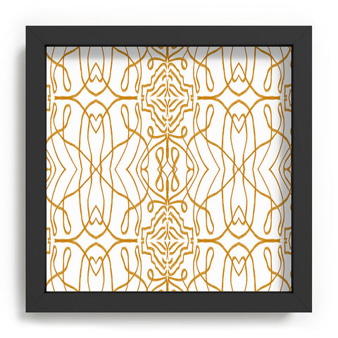 Marta Barragan Camarasa Mosaic Strokes Line Art Recessed Framing Square