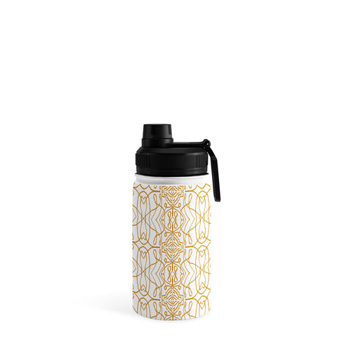 Marta Barragan Camarasa Mosaic Strokes Line Art Water Bottle