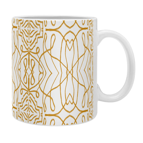 Marta Barragan Camarasa Mosaic Strokes Line Art Coffee Mug