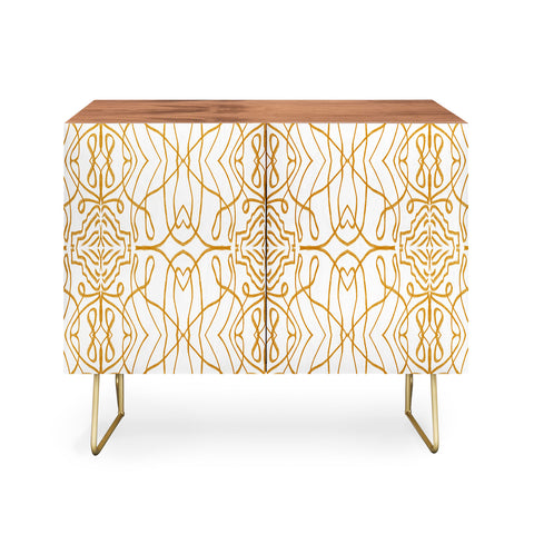 Marta Barragan Camarasa Mosaic Strokes Line Art Credenza