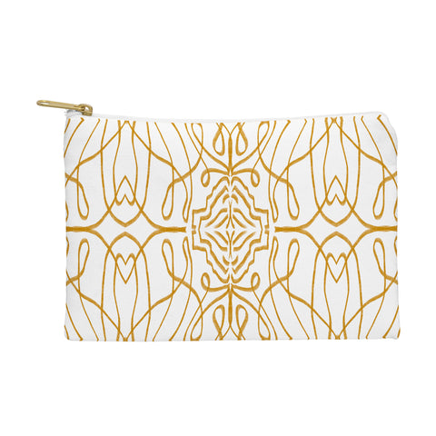 Marta Barragan Camarasa Mosaic Strokes Line Art Pouch