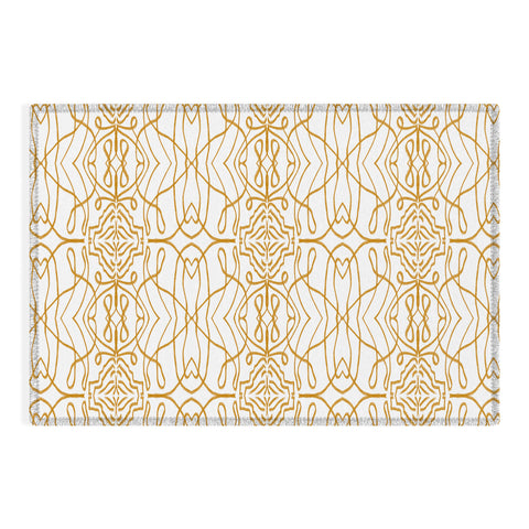 Marta Barragan Camarasa Mosaic Strokes Line Art Outdoor Rug