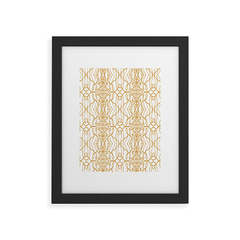 Marta Barragan Camarasa Mosaic Strokes Line Art Framed Art Print