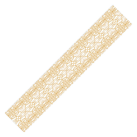 Marta Barragan Camarasa Mosaic Strokes Line Art Table Runner