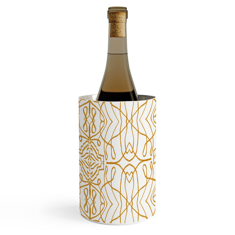 Marta Barragan Camarasa Mosaic Strokes Line Art Wine Chiller