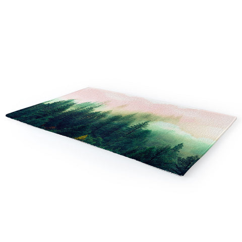 Marta Barragan Camarasa Mountain landscape painting 01 Area Rug