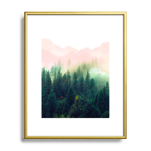 Marta Barragan Camarasa Mountain landscape painting 01 Metal Framed Art Print
