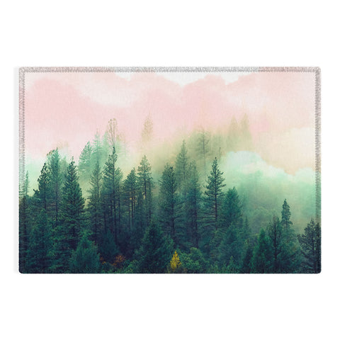Marta Barragan Camarasa Mountain landscape painting 01 Outdoor Rug