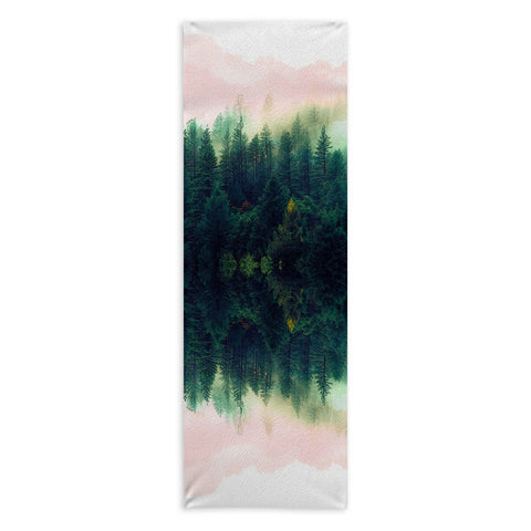 Marta Barragan Camarasa Mountain landscape painting 01 Yoga Towel