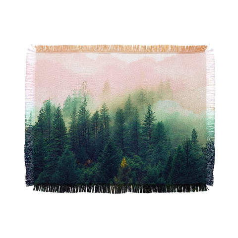 Marta Barragan Camarasa Mountain landscape painting 01 Throw Blanket