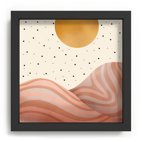 Marta Barragan Camarasa Mountainous sunrise Recessed Framing Square