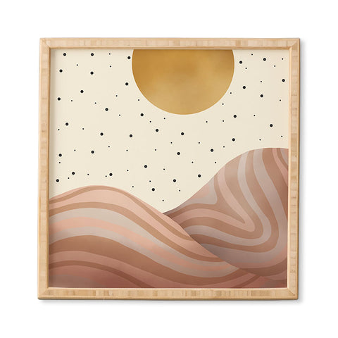 Marta Barragan Camarasa Mountainous sunrise Framed Wall Art