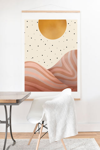 Marta Barragan Camarasa Mountainous sunrise Art Print And Hanger