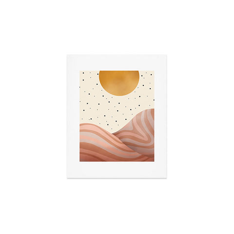 Marta Barragan Camarasa Mountainous sunrise Art Print