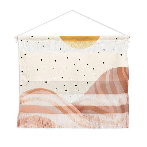 Marta Barragan Camarasa Mountainous sunrise Wall Hanging Landscape