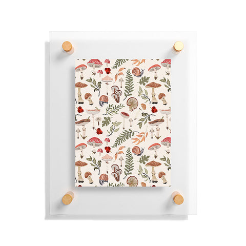 Marta Barragan Camarasa Mushroom seasonal Floating Acrylic Print