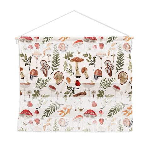 Marta Barragan Camarasa Mushroom seasonal Wall Hanging Landscape