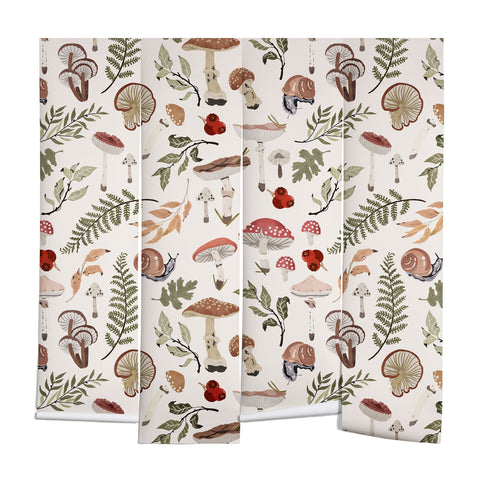 Marta Barragan Camarasa Mushroom seasonal Wall Mural