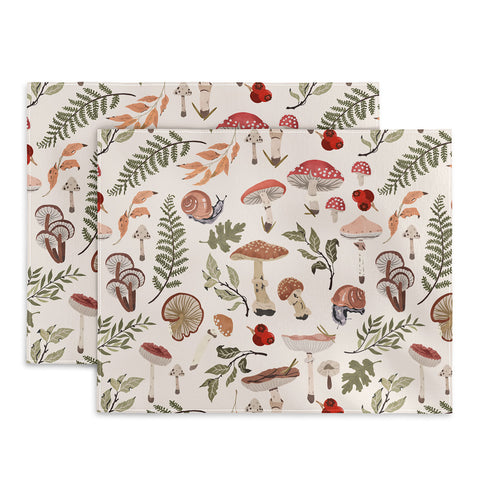 Marta Barragan Camarasa Mushroom seasonal Placemat