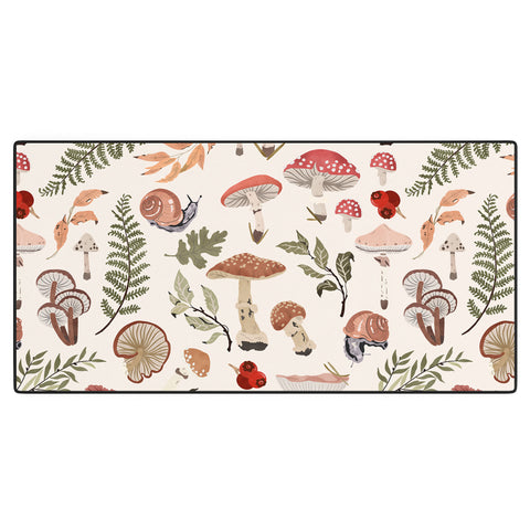Marta Barragan Camarasa Mushroom seasonal Desk Mat