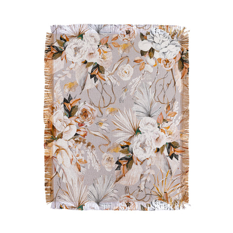 Marta Barragan Camarasa Myrna bohem Throw Blanket