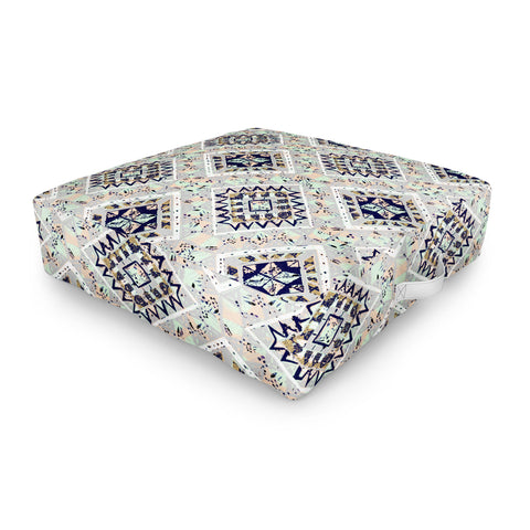 Marta Barragan Camarasa Mystic Tribal colorful Outdoor Floor Cushion
