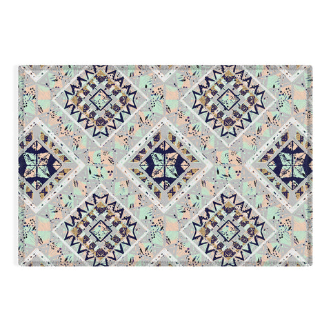 Marta Barragan Camarasa Mystic Tribal colorful Outdoor Rug