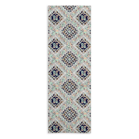 Marta Barragan Camarasa Mystic Tribal colorful Yoga Towel