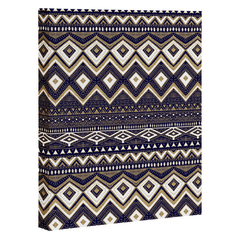 Marta Barragan Camarasa Mystic Tribal of Gold and Blue II Art Canvas