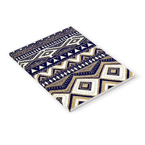 Marta Barragan Camarasa Mystic Tribal of Gold and Blue II Notebook