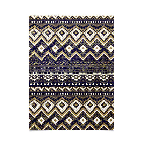 Marta Barragan Camarasa Mystic Tribal of Gold and Blue II Poster