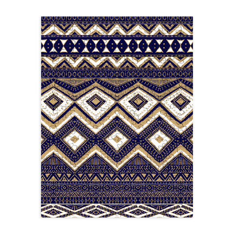 Marta Barragan Camarasa Mystic Tribal of Gold and Blue II Puzzle