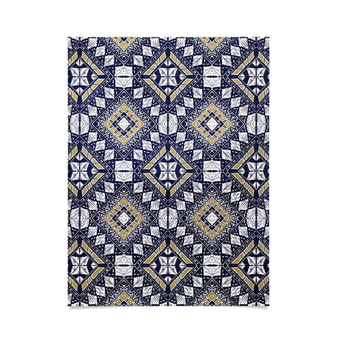 Marta Barragan Camarasa Mystic Tribal of Gold and Blue Poster