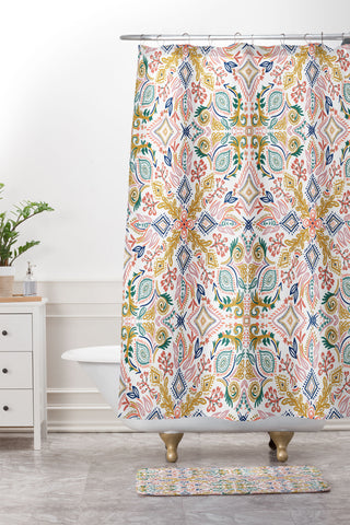Marta Barragan Camarasa Nain bohem Shower Curtain And Mat