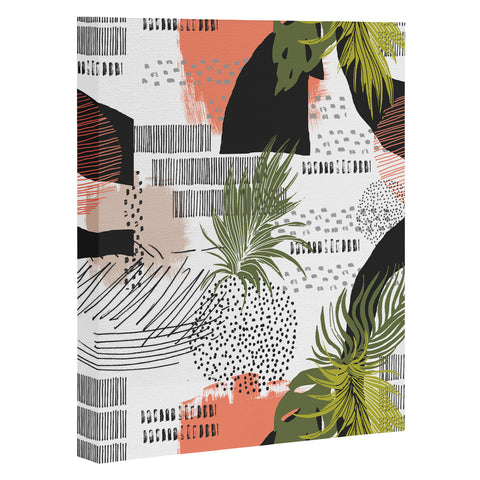 Marta Barragan Camarasa Nature abstract with strokes Art Canvas