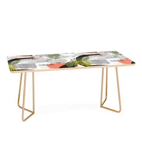 Marta Barragan Camarasa Nature abstract with strokes Coffee Table