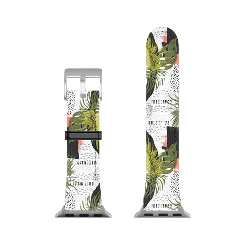 Marta Barragan Camarasa Nature abstract with strokes Apple Watch Band