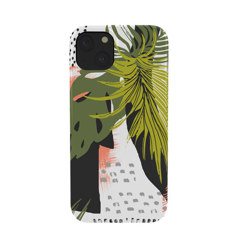 Marta Barragan Camarasa Nature abstract with strokes Phone Case